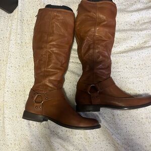 Frye brown knee high boots sz 9.5